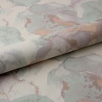 Обои Fipar Brilla Винил на флизелине (1,06*10,05) Бежевый/Зеленый/Розовый, Абстракция/Мрамор арт-R 23543 — фото 2, Обои для стен