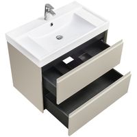 Товар: Тумба под раковину Roca Ona 80 подвесная Бежево-серый матовый арт-A857630510 - фото 2 Тумба под раковину Roca Ona 80 подвесная Бежево-серый матовый арт-A857630510 — фото 2, Тумбы под раковину