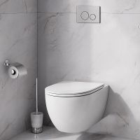 Унитаз AM.PM Awe подвесной с сиденьем Микролифт арт-C111700SC — фото 7, Подвесные унитазы