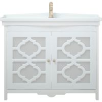 Тумба под раковину Corozo Манойр 85 Белая арт-SD-00000970 — фото 1, Тумбы под раковину