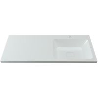 Раковина Orange 110 R с местом под стиральную машину Белая арт-ST-110RAR — фото 2, Раковины на стиральную машину