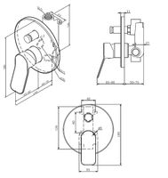 Товар: Смеситель для душа AM.PM X-Joy Хром арт-F85A45000 - фото 13 Смеситель для душа AM.PM X-Joy Хром арт-F85A45000 — фото 13, Смеситель для душа