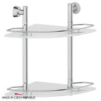 Товар: Угловая полка FBS Vizovice 072 Хром арт-VIZ 072 - фото 1 Угловая полка FBS Vizovice 072 Хром арт-VIZ 072 — фото 1, Полки для ванной и душа