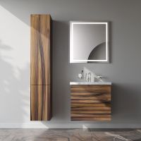 Товар: Шкаф пенал AM.PM Gem 30 L подвесной Орех арт-M90CHL0306HF - фото 6 Шкаф пенал AM.PM Gem 30 L подвесной Орех арт-M90CHL0306HF — фото 6, Пеналы для ванной комнаты