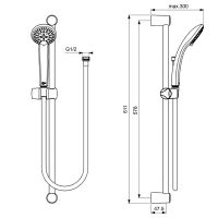 Товар: Комплект смесителей Ideal Standard Alpha Хром арт-BD004AA - фото 6 Комплект смесителей Ideal Standard Alpha Хром арт-BD004AA — фото 6, Готовые комплекты для ванной комнаты