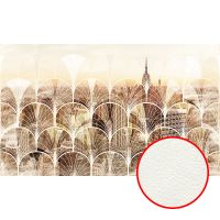 Фреска Ortograf Urban art 33560 Фактура флок FLK Флизелин (5*3) Бежевый, Город/Орнамент арт-33560 (флок FLK) — фото 1, Фрески