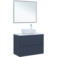 Тумба под раковину Aquanet Арт 90 подвесная Маренго арт-313266 — фото 14, Тумбы под раковину