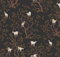 Обои LOYMINA Origins Винил на флизелине (1*10,05) Коричневый/Розовый, Деревья/Животные арт-ALS5 011 — фото 2, Обои для стен