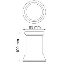 Товар: Стакан для зубных щеток WasserKRAFT Donau Хром арт-K-2428 - фото 3 Стакан для зубных щеток WasserKRAFT Donau Хром арт-K-2428 — фото 3, Стаканы для зубных щеток