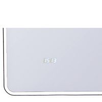 Зеркало Style Line Атлантика 90 с подсветкой с часами арт-СС-00002213 — фото 2, Зеркала в ванную комнату