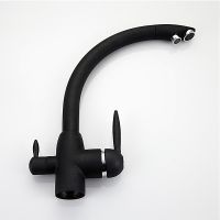 Смеситель для кухни Frap H99 Черный матовый арт-F4399-7 — фото 2, Смесители для кухни