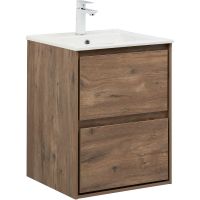 Товар: Тумба под раковину Aquanet Милан 50 подвесная Дуб рустикальный арт-336376 - фото 1 Тумба под раковину Aquanet Милан 50 подвесная Дуб рустикальный арт-336376 — фото 1, Тумбы под раковину