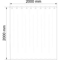 Штора для ванны WasserKRAFT Aland 200х200 Серая арт-SC-85103 — фото 3, Шторы для ванной