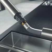 Смеситель для кухни Kludi L Steel Сталь арт-45851F877 — фото 3, Смесители для кухни