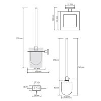 Товар: Ершик для унитаза Bemeta Niki Хром арт-153113012 - фото 2 Ершик для унитаза Bemeta Niki Хром арт-153113012 — фото 2, Ершики для унитаза