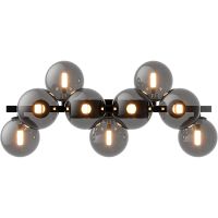 Настенный светильник Maytoni Modern Dallas Дымчатый Черный арт-MOD547WL-09B — фото 1, Бра
