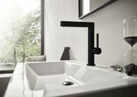 Смеситель для раковины Hansgrohe Finoris Черный матовый арт-76063670 — фото 2, Смесители для раковины