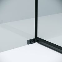 Душевой уголок Grossman Pragma 120х90 профиль Черный матовый стекло прозрачное арт-120.K33.03.1290.21.00 — фото 6, Прямоугольные душевые уголки