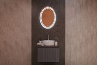 Зеркало Silver Mirrors Нормандия 57 с подсветкой с сенсорным выключателем и диммером арт-ФР-00000936 — фото 8, Зеркала в ванную комнату