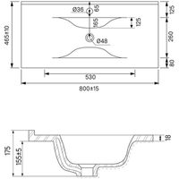 Тумба с раковиной Iddis Cloud 80 подвесная Белая матовая Дуб золотистый арт-CLO80Y0i95K — фото 9, Тумбы с раковиной