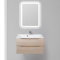 Тумба под раковину BelBagno Marino 80 подвесная Rovere Grigio арт-MARINO-800-2C-SO-RG-P — фото 2, Тумбы под раковину