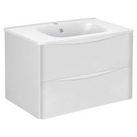 Тумба под раковину Vincea Paola подвесная G.White арт-VMC-2P800GW — фото 2, Тумбы под раковину