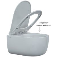 Комплект унитаза с инсталляцией Berges Novum с сиденьем Микролифт и Белой клавишей смыва арт-043250 — фото 3, Комплекты унитаз + инсталляция