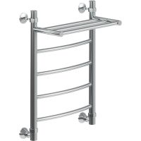 Водяной полотенцесушитель Ника Arc с полкой Хром арт-ЛД ВП 60/50 — фото 1, Водяные полотенцесушители