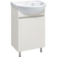 Тумба под раковину Runo Лада 40 Белая арт-00-00001194 — фото 1, Тумбы под раковину