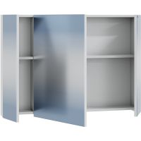 Товар: Зеркальный шкаф СанТа Аврора 90 Белый арт-700349 - фото 2 Зеркальный шкаф СанТа Аврора 90 Белый арт-700349 — фото 2, Зеркальные шкафы в ванную