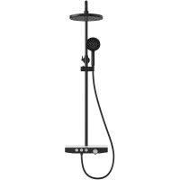 Душевая система Berges Morans Черная матовая арт-075002 — фото 3, Душевые стойки