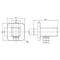 Шланговое подключение Vincea Хром арт-VSC-32CH — фото 2, Шланговые подключения