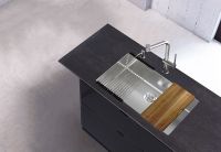 Кухонная мойка Alveus Nox 60 BRS 740x440x200 Брашированная сталь арт-1149927 — фото 2, Кухонные мойки