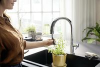 Товар: Смеситель для кухни Hansgrohe Aqittura M91 Хром арт-76803000 - фото 3 Смеситель для кухни Hansgrohe Aqittura M91 Хром арт-76803000 — фото 3, Смесители для кухни