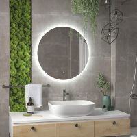 Товар: Зеркало Континент Ajour Eco 700х700 с подсветкой с сенсорным выключателем с диммером арт-ЗЛП2810 - фото 8 Зеркало Континент Ajour Eco 700х700 с подсветкой с сенсорным выключателем с диммером арт-ЗЛП2810 — фото 8, Зеркала в ванную комнату