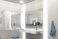 Зеркало Aquaton Отель 100 с подсветкой с функцией антипар арт-1A107402OT010 — фото 2, Зеркала в ванную комнату