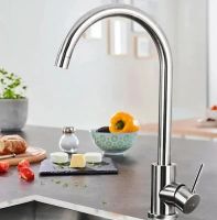 Смеситель для кухни Frap Нержавеющая сталь арт-F40899 — фото 2, Смесители для кухни