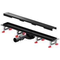 Товар: Душевой лоток AM.PM MasterFlow 70 с Черной матовой решеткой Cut Gradient арт-W01SC-P11-070-01BM - фото 2 Душевой лоток AM.PM MasterFlow 70 с Черной матовой решеткой Cut Gradient арт-W01SC-P11-070-01BM — фото 2, Душевые лотки