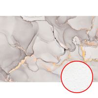 Фреска Ortograf Fluid art 34250 Фактура бархат FX Флизелин (4*2,7) Серый/Золото, Абстракция арт-34250 (бархат FX) — фото 1, Фрески