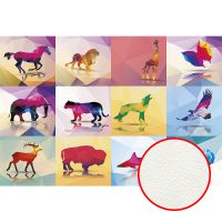 Фреска детская Ortograf Детские 5530 Фактура флок FLK Флизелин (4*2,7) Разноцветный, Абстракция/Животные арт-5530 (флок FLK) — фото 3, Фрески