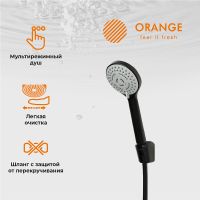Смеситель для ванны Orange Loop Черный арт-M26-100b — фото 3, Смеситель для ванны