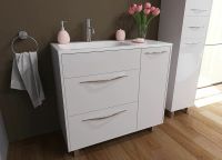 Тумба с раковиной Эстет Barcelona 90 L Белая арт-ФР-00003597 — фото 2, Тумбы с раковиной