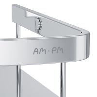 Полка корзина AM.PM Sense L угловая Хром арт-A7454200 — фото 5, Полки для ванной и душа
