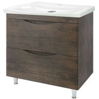 Тумба под раковину Bellezza Санриса 80 Орех арт-4630113660431 — фото 1, Тумбы под раковину