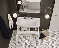 Тумба под раковину 1MarKa Lina Classic New 85Н Белый глянец арт-У94494 — фото 5, Тумбы под раковину