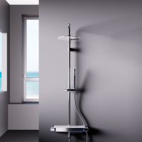 Душевая система Damixa Scandinavian Pure Хром арт-936730000 — фото 3, Душевые стойки