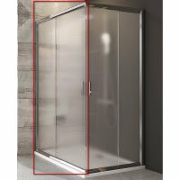 Душевая дверь Ravak Blix BLRV2K-120 профиль Хром стекло Grape арт-1XVG0C00ZG — фото 1, Раздвижные душевые двери