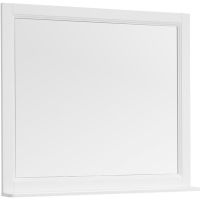 Зеркало Aquanet Бостон М 100 Белое арт-209674 — фото 1, Зеркала в ванную комнату