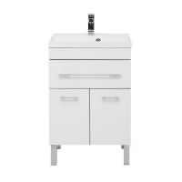 Товар: Тумба с раковиной Aquanet Верона 58 Белая арт-213028 - фото 2 Тумба с раковиной Aquanet Верона 58 Белая арт-213028 — фото 2, Тумбы с раковиной