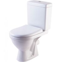 Товар: Унитаз компакт Rosa Неро Белый с бачком и сиденьем Микролифт арт-4620008195155 - фото 1 Унитаз компакт Rosa Неро Белый с бачком и сиденьем Микролифт арт-4620008195155 — фото 1, Напольные унитазы